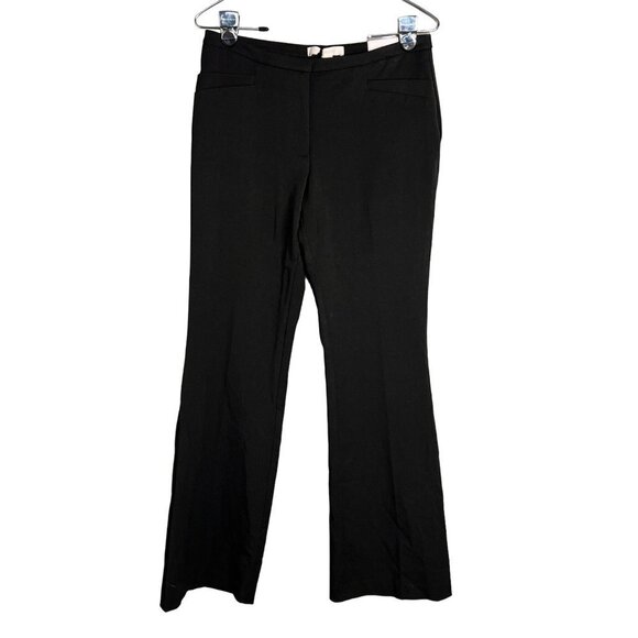 NWT Chico's Ultimate Fit Metro Wide Leg Trouser Dress Pants Black 00 US‎ Size 2 - Picture 1 of 9